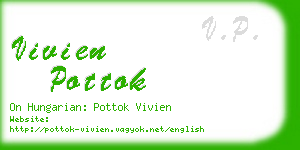 vivien pottok business card